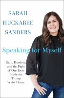 Image for "Speaking for Myself"