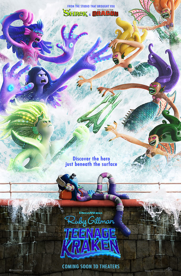 Ruby gillman, teenage kraken movie poster
