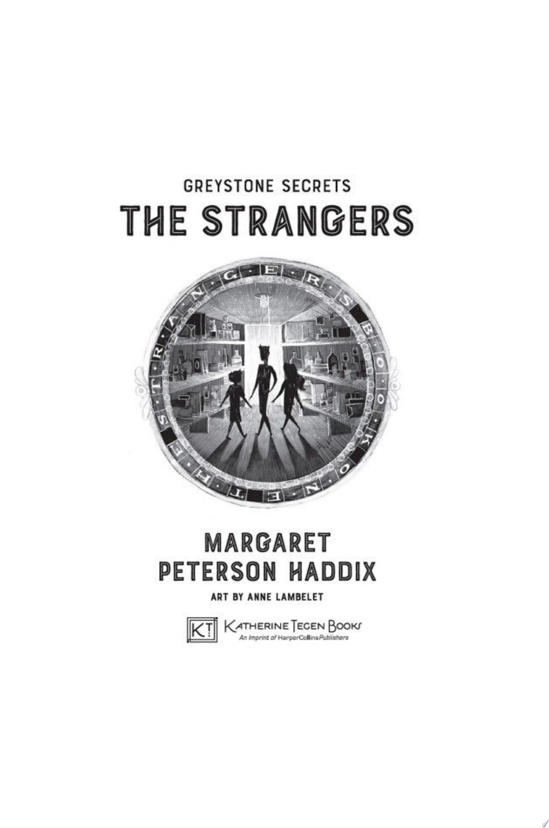 Image for "Greystone Secrets #1: The Strangers"