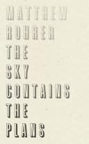 Image for "The Sky Contains the Plans"