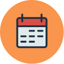 Programs and Events calendar quick link hover state icon