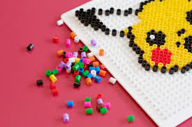 Pikachu perler bead art
