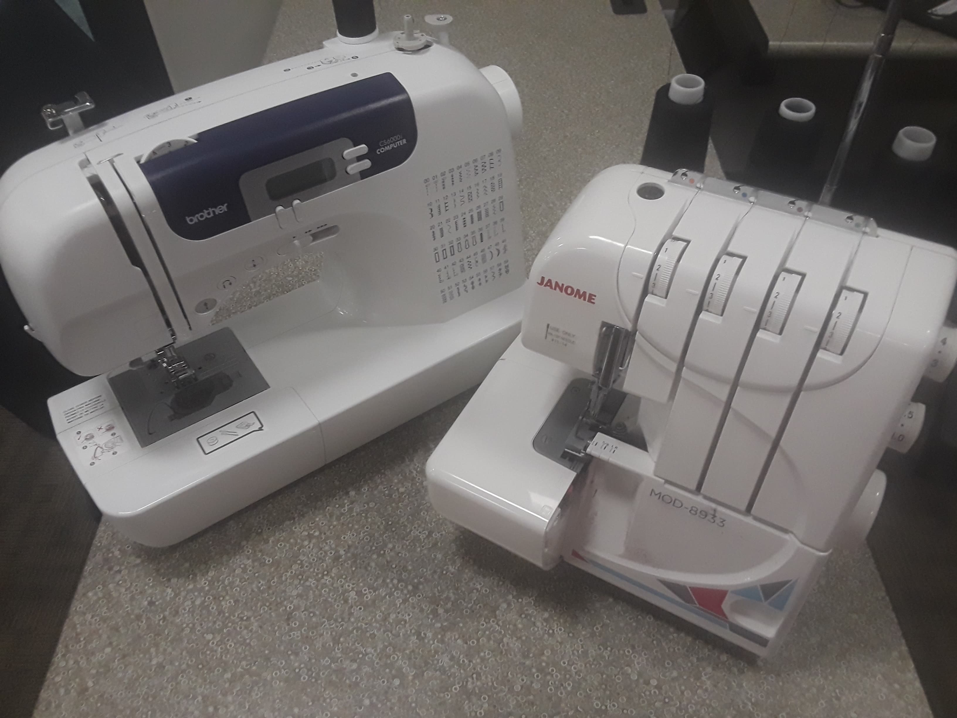 Learn about how to use the the Maker's Spaces' serger, and sewing machine.