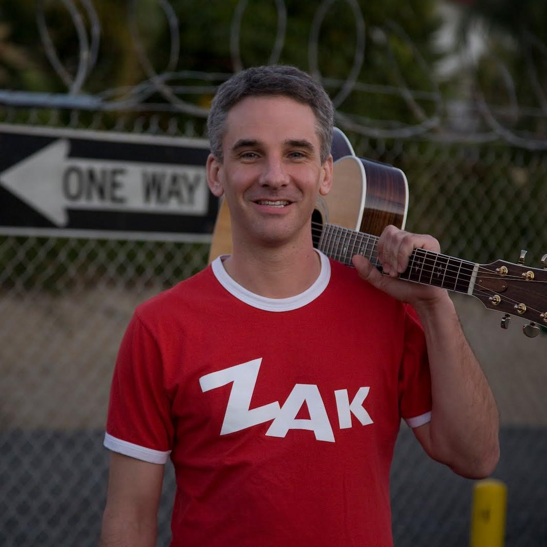 Zak Morgan with guitar
