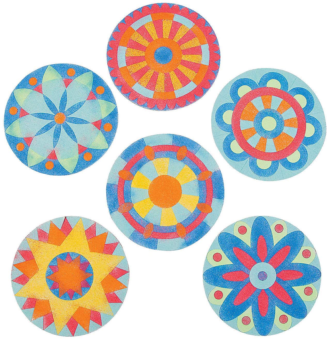 Take and Make Craft Sand Mandalas Madison County Public Library