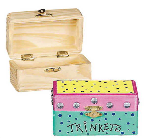 wooden hinged boxes
