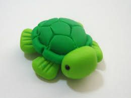 clay sculpted turtle