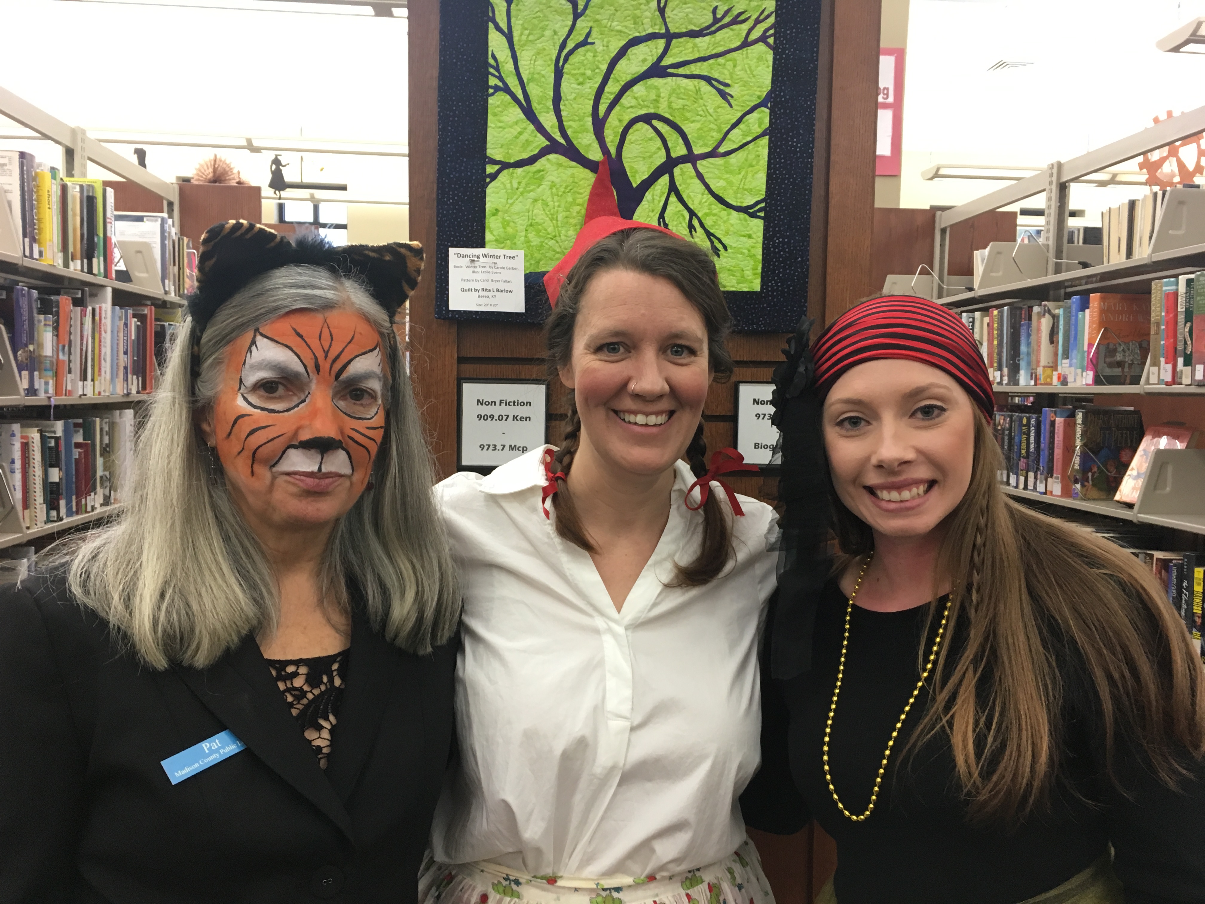 Librarians in costume
