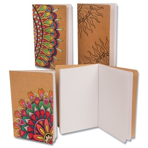 coloring craft journals