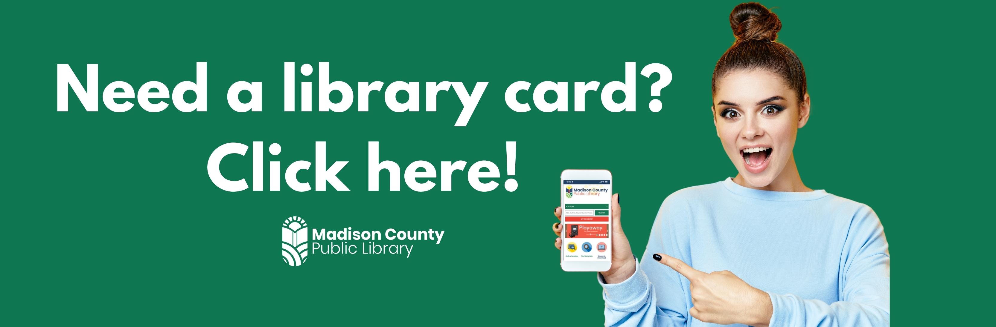 Need a library card
