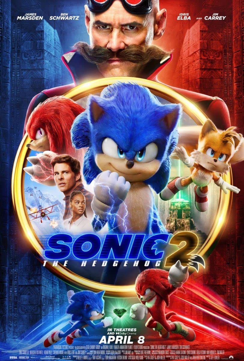 sonic the hedgehog 2 movie poster
