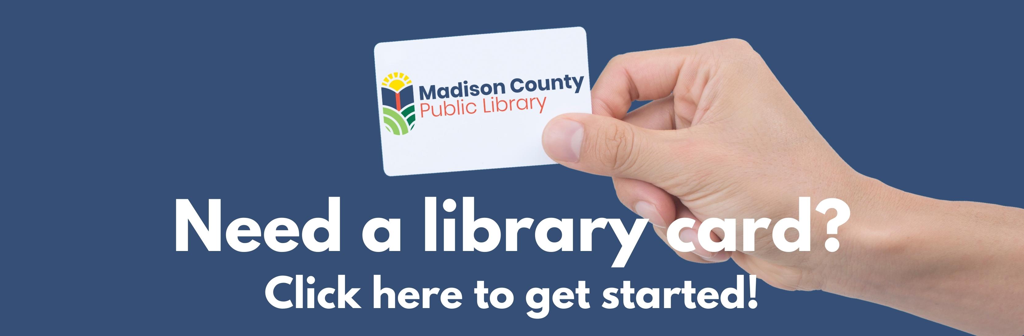 Image for "need a library card"