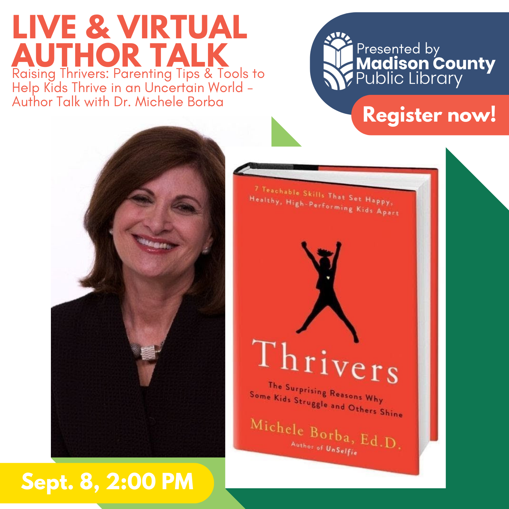 Live and Virtual Author Talk with Michele Borba
