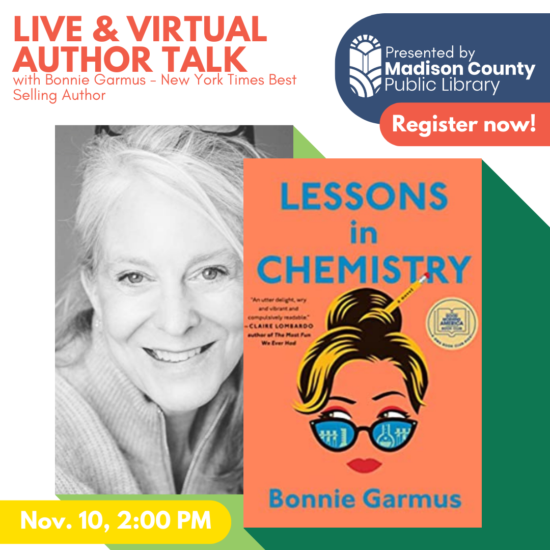 Lessons in Chemistry: Author Talk with Bonnie Garmus - Live & Virtual