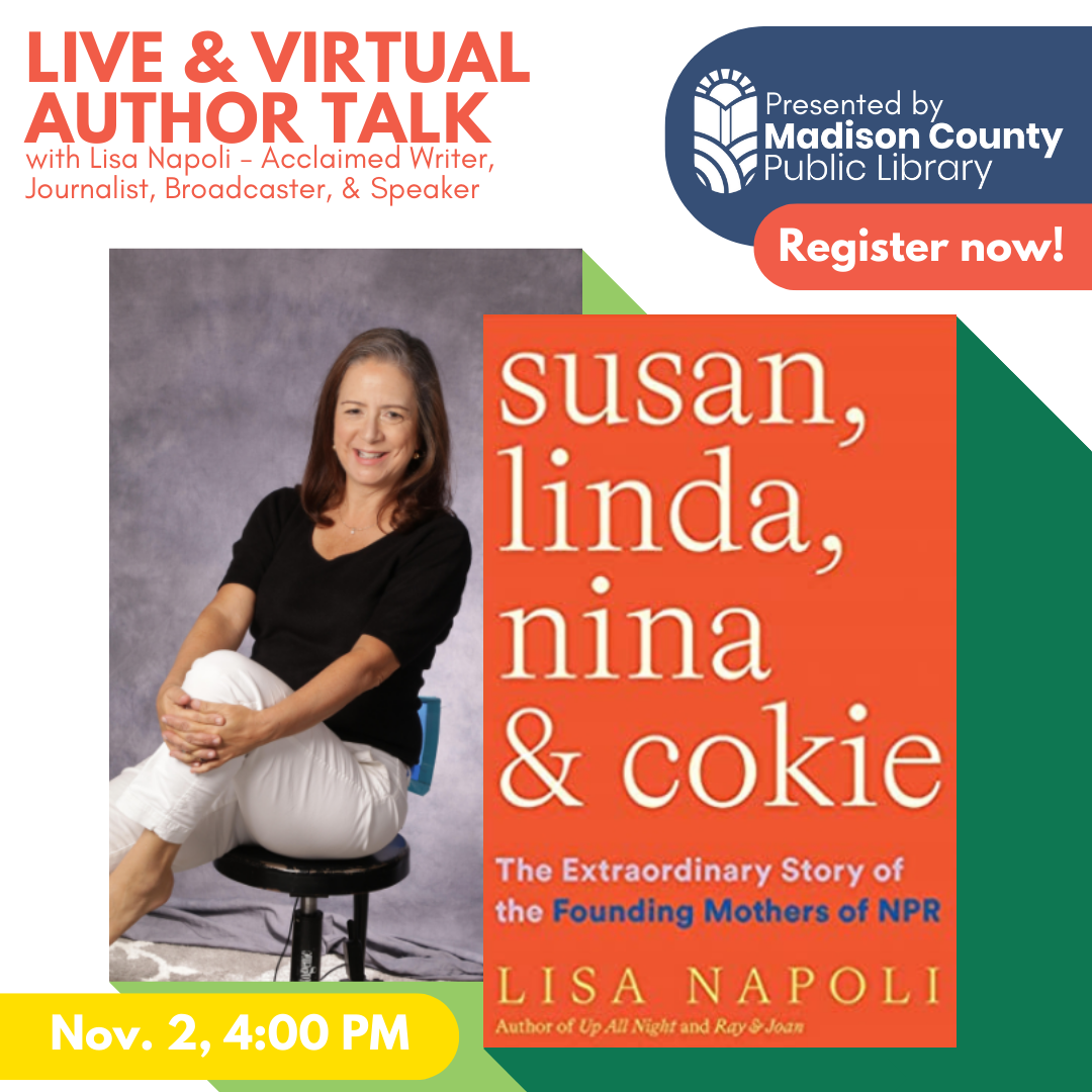 The Extraordinary Story of the Founding Mothers of NPR: Author Talk with Lisa Napoli - Live & Virtual