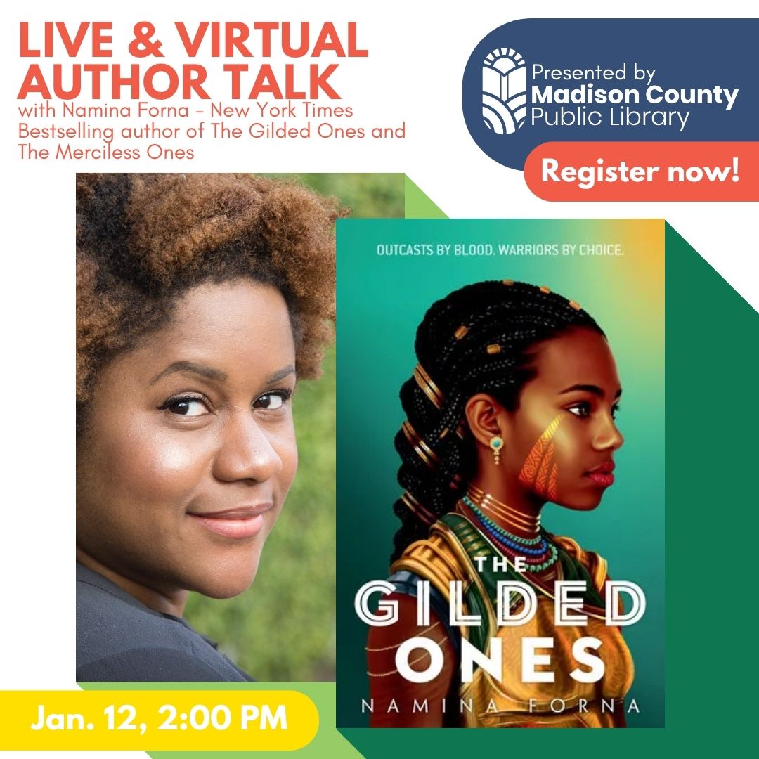 The Gilded Ones Series: Author Talk with Namina Forna - Live & Virtual