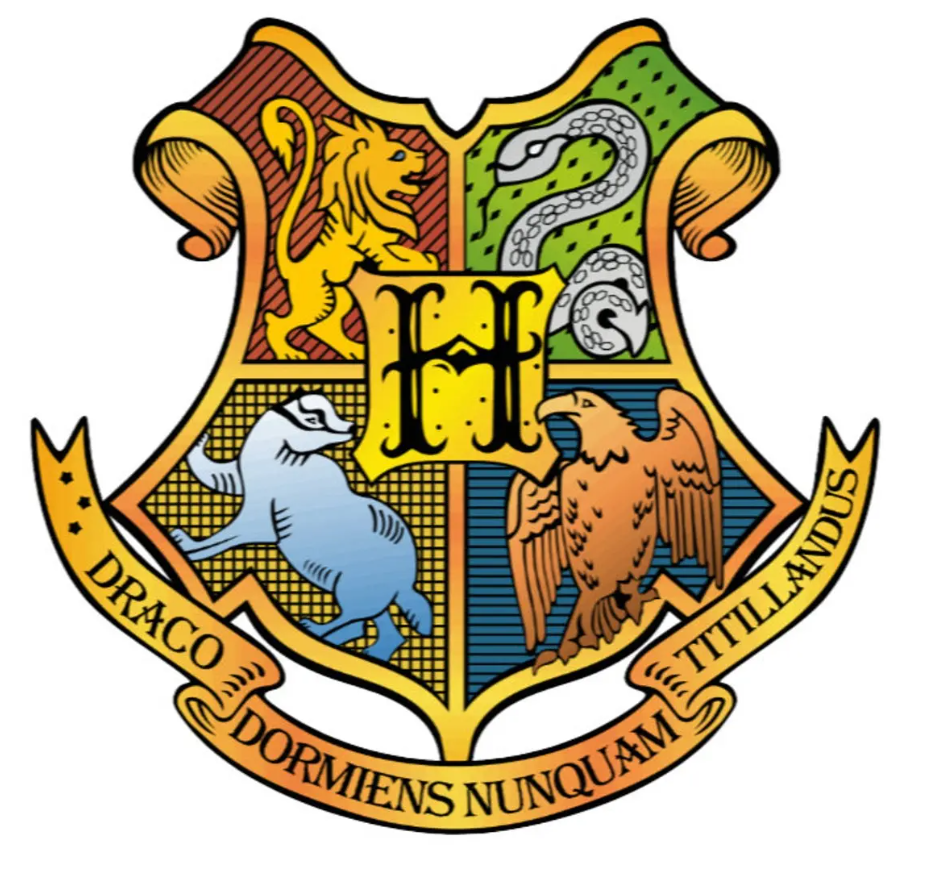Hogwarts crest from the Harry Potter series