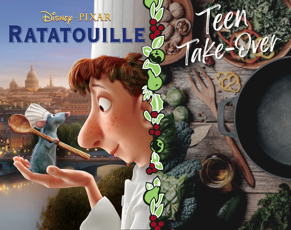 Teen Take-over image with Ratatouille movie poster