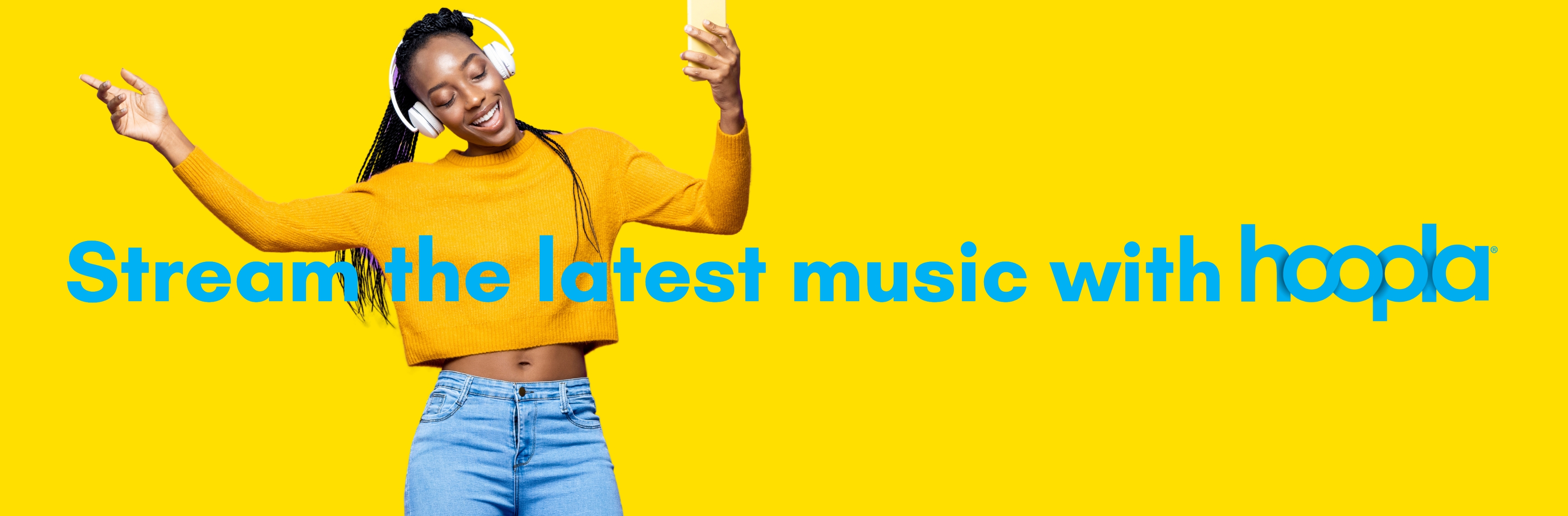 Image for "Stream the latest music with Hoopla"