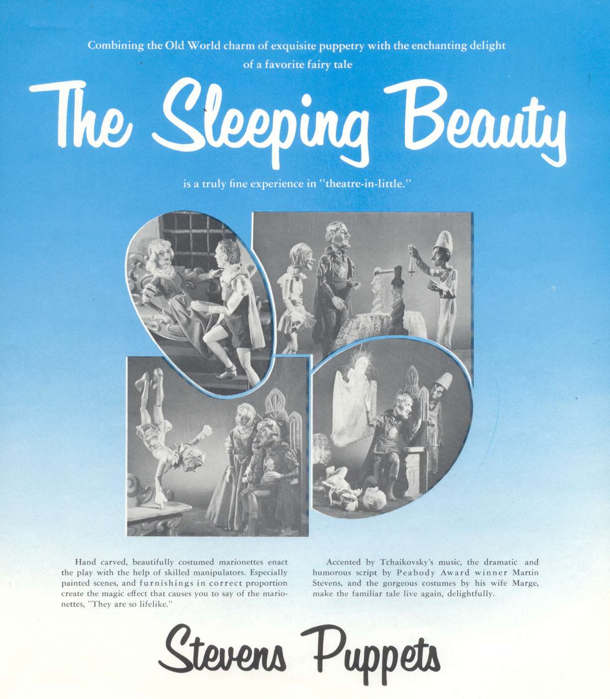 steven's puppets sleeping beauty poster