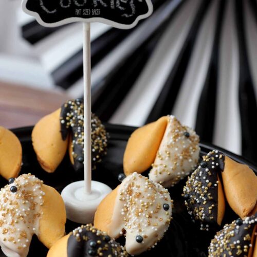 dipped fortune cookies