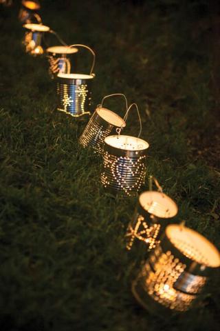 tin lanterns