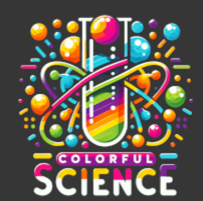 Colorful logo with a test tube and the words "Colorful Science"
