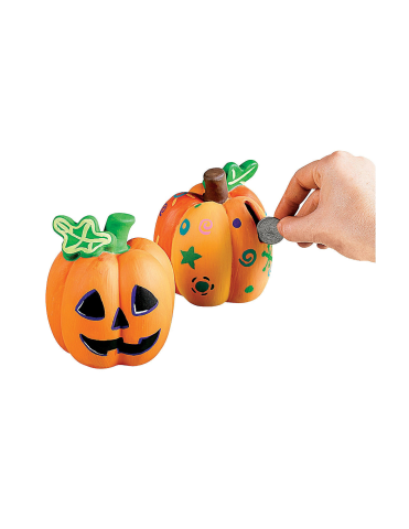 image of ceramic pumpkin bank