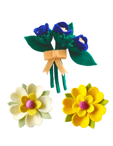 Image of felt flowers