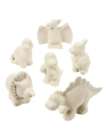 Image of ceramic dinosaurs