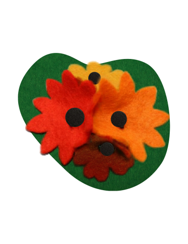 Image of felt flowers