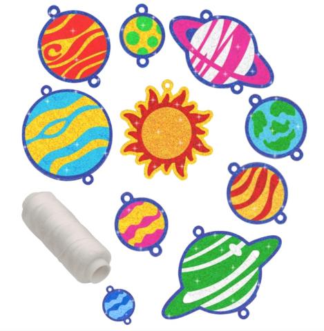 shrinky dink solar system