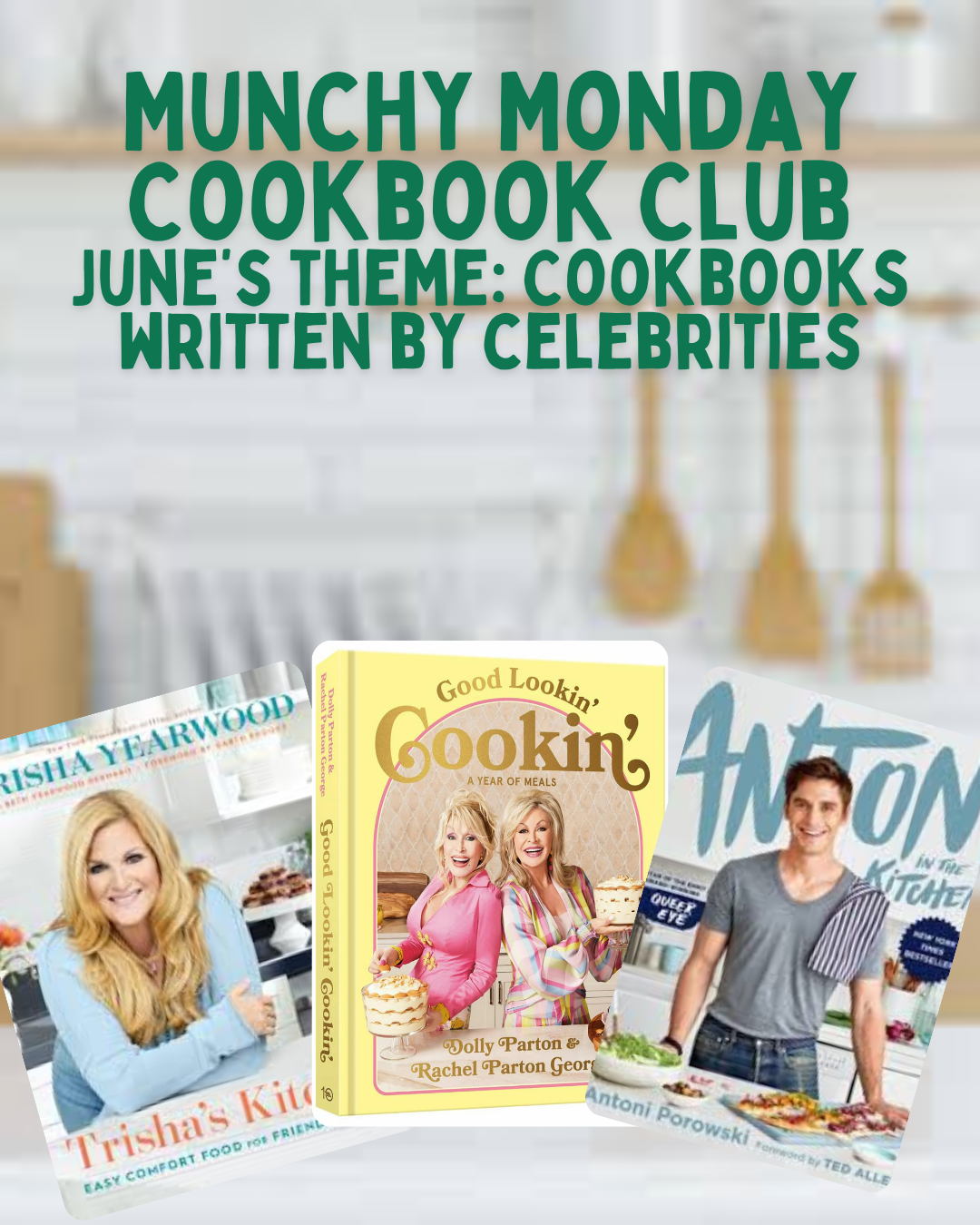 Cookbooks written by celebrities
