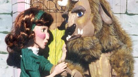 photo of Beauty and the Beast marionette puppets