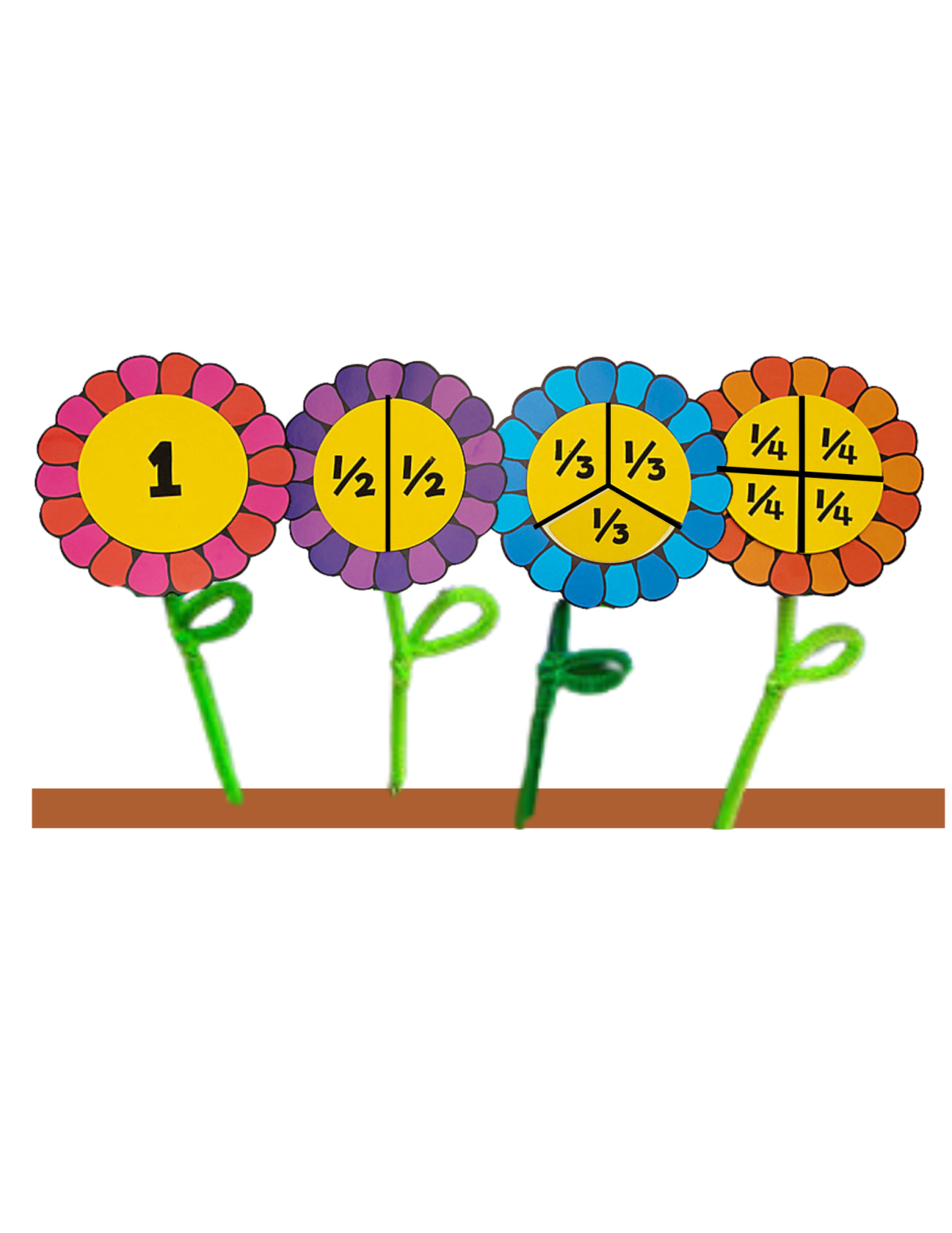 Image of fraction flowers