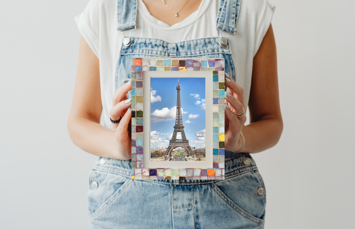 Mosaic Tile Picture Frame