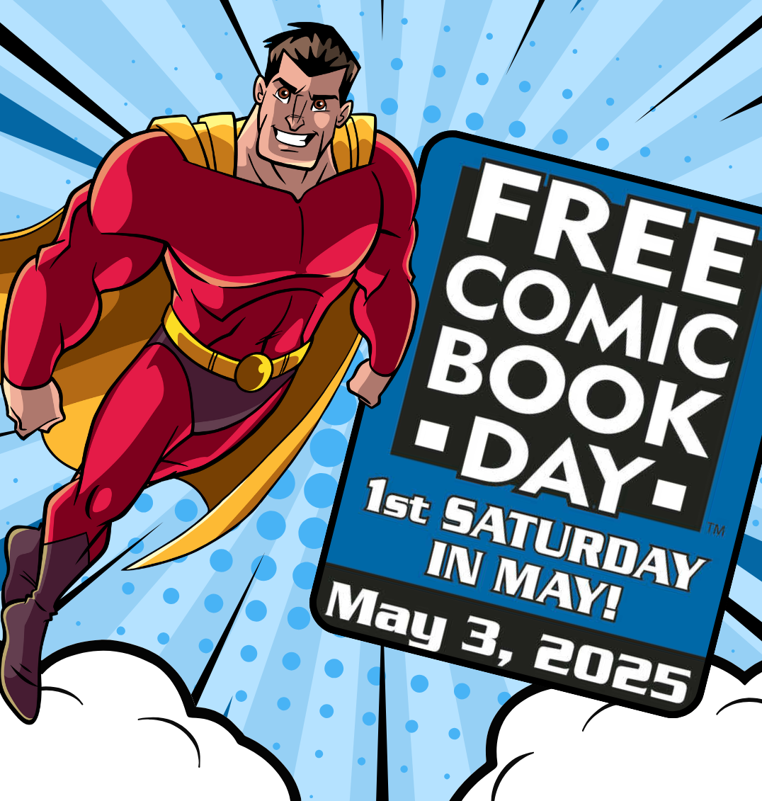 free comic book day grab a comic logo 
