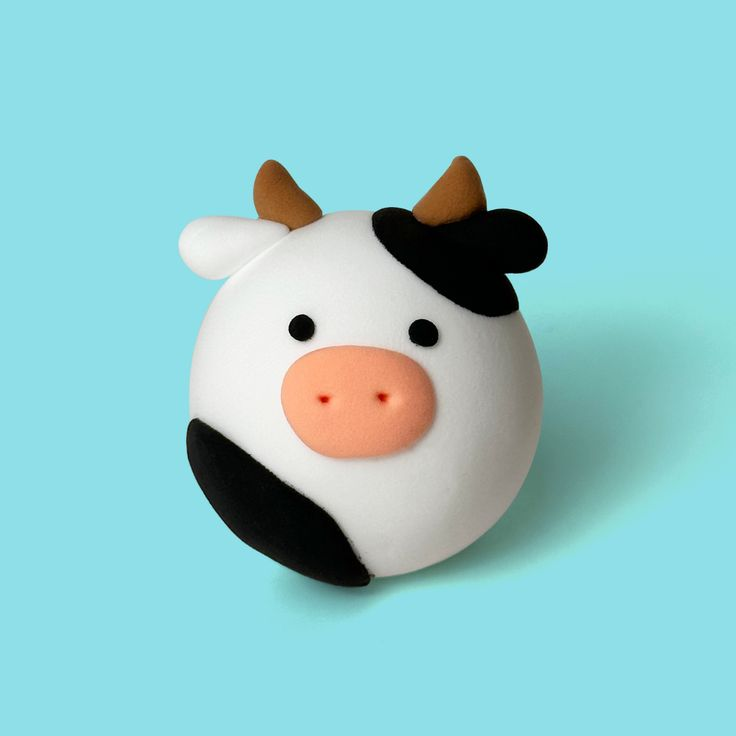 mini moos cow figure