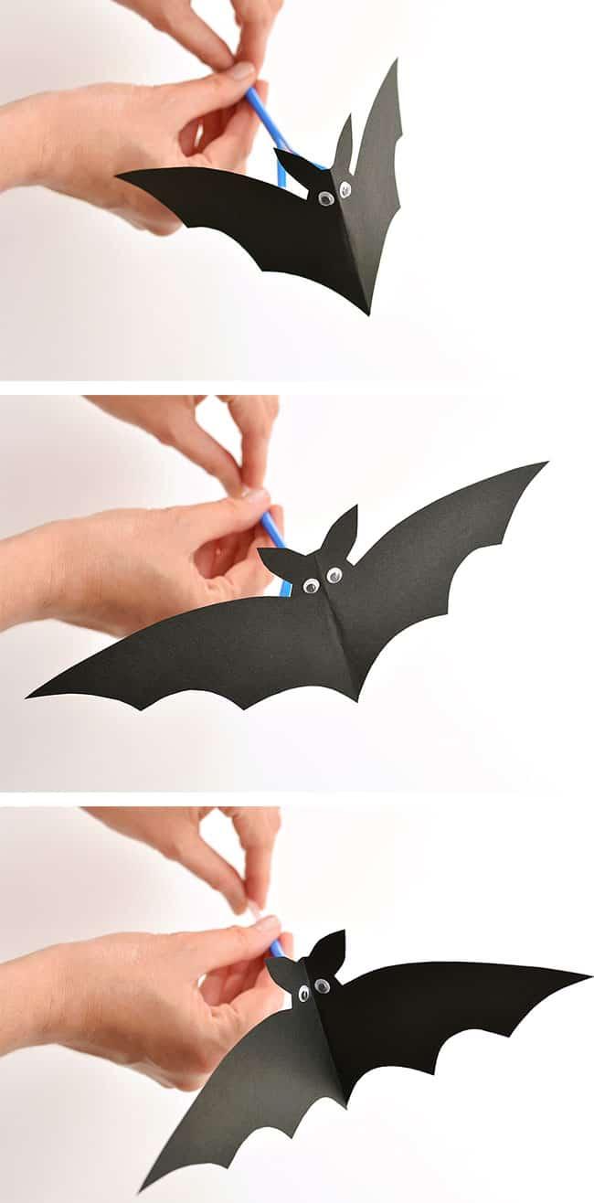 image of paper bat craft 